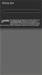 Mobile Screenshot of ikiss.be