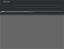 Tablet Screenshot of ikiss.be